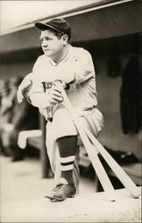 Babe Ruth, Boston Braves Baseball Postcard Postcard Postcard