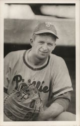 Stan Lopata, Phillies Baseball Postcard Postcard Postcard