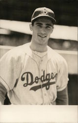 Sandy Koufax, Brooklyn Dodgers Baseball Postcard Postcard Postcard