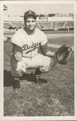 Roy Campanella, Brooklyn Dodgers Postcard