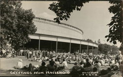 Greetings From Tanglewood Lenox, MA Postcard Postcard Postcard