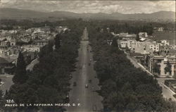 Paseo de la Reforma Postcard