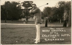 How About Merry Christmas at the Oglethorpe Hotel Postcard