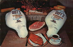 Duff's Virginia Hams Winchester, VA Advertising Postcard Postcard Postcard