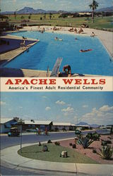 Apache Wells Mobile City Postcard