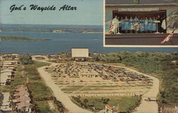 God's Wayside Altar - Daytona Beach Drive-In Chrisitan Church Postcard