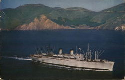 USNS Gen. Edwin D. Patrick TAP-124 Navy Postcard Postcard Postcard