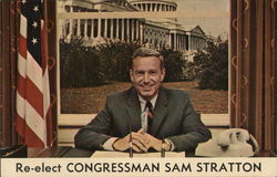 U.S. Congressman Sam Stratton Postcard