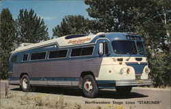 Northwestern Stage Lines Boise, ID Buses Postcard Postcard Postcard