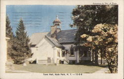 Town Hall Hyde Park, NY Postcard Postcard Postcard