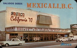 California Cinema Mexicali, Mexico Postcard Postcard Postcard