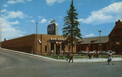 Greyhound Bus Depot Cheyenne, WY Postcard Postcard Postcard