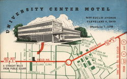 University Center Motel Postcard