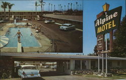 Alpine Motel Postcard