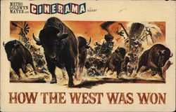 Promotional Movie Postcard - How the West Was Won - The Buffalo Stampede Postcard