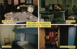 Alaska Highway Marine Ferry Postcard