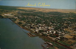 Aerial View Antioch, CA Postcard Postcard Postcard