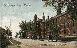 Maine General Hospital Postcard