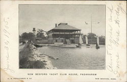 New Bedford Yacht Club House, Padanaram Massachusetts Postcard Postcard Postcard