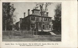 The Blaine Mansion Postcard