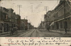 Eighth Street North From Pennsylvania Avenue Postcard