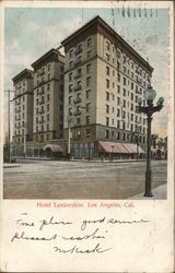 Hotel Lankershim Los Angeles, CA Postcard Postcard Postcard