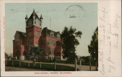 High School Fresno, CA Postcard Postcard Postcard