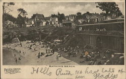 Bathing Beach Postcard