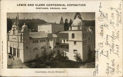 Lewis and Clark Centennial Exposition, California State Building Portland, OR Postcard Postcard Postcard