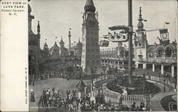 View of Luna Park Coney Island, NY Postcard Postcard Postcard