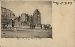 County Court House Raton, NM Postcard Postcard Postcard