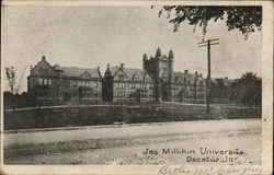 Jas Millikin University Postcard