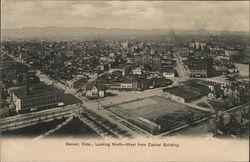 Looking North-West from Capitol Building Postcard