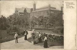 Library and Art Building, State University Lincoln, NE Postcard Postcard Postcard