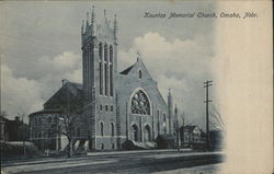 Kountze Memorial Church Omaha, NE Postcard Postcard Postcard