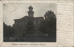 Scenes at Cardington, Public School Building Ohio Postcard Postcard Postcard