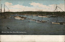 Harvard-Yale Boat Race Postcard