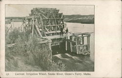 Current Irrigation Wheel, Snake River Glenns Ferry, ID Postcard Postcard Postcard