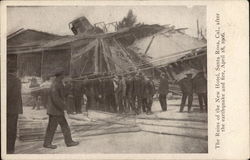 Earthquake Damage Santa Rosa, CA Postcard Postcard Postcard