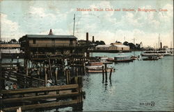 Mohawk Yacht Club and Harbor Bridgeport, CT Postcard Postcard Postcard