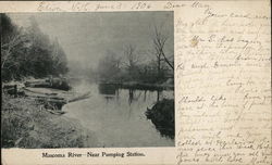 Mascoma River - Near Pumping Station Lebanon, NH Postcard Postcard Postcard