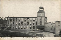 Everett Knitting Works Postcard