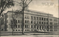 Central High School Springfield, MA Postcard Postcard Postcard