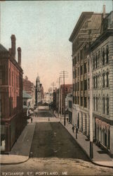 Exchange St. Postcard