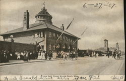 State Bath House Postcard