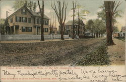 The Whittier's Home on Friend Street Amesbury, MA Postcard Postcard Postcard