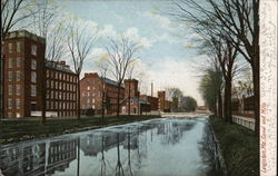 Canal and Mills Postcard