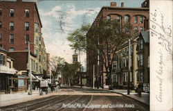 The LaFayette and Columbia Hotels Portland, ME Postcard Postcard Postcard