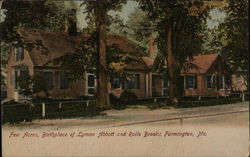 Few Acres, Birthplace of Lyman Abbott and Rollo Brooks Farmington, ME Postcard Postcard Postcard