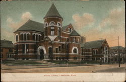 Public Library Lawrence, MA Postcard Postcard Postcard